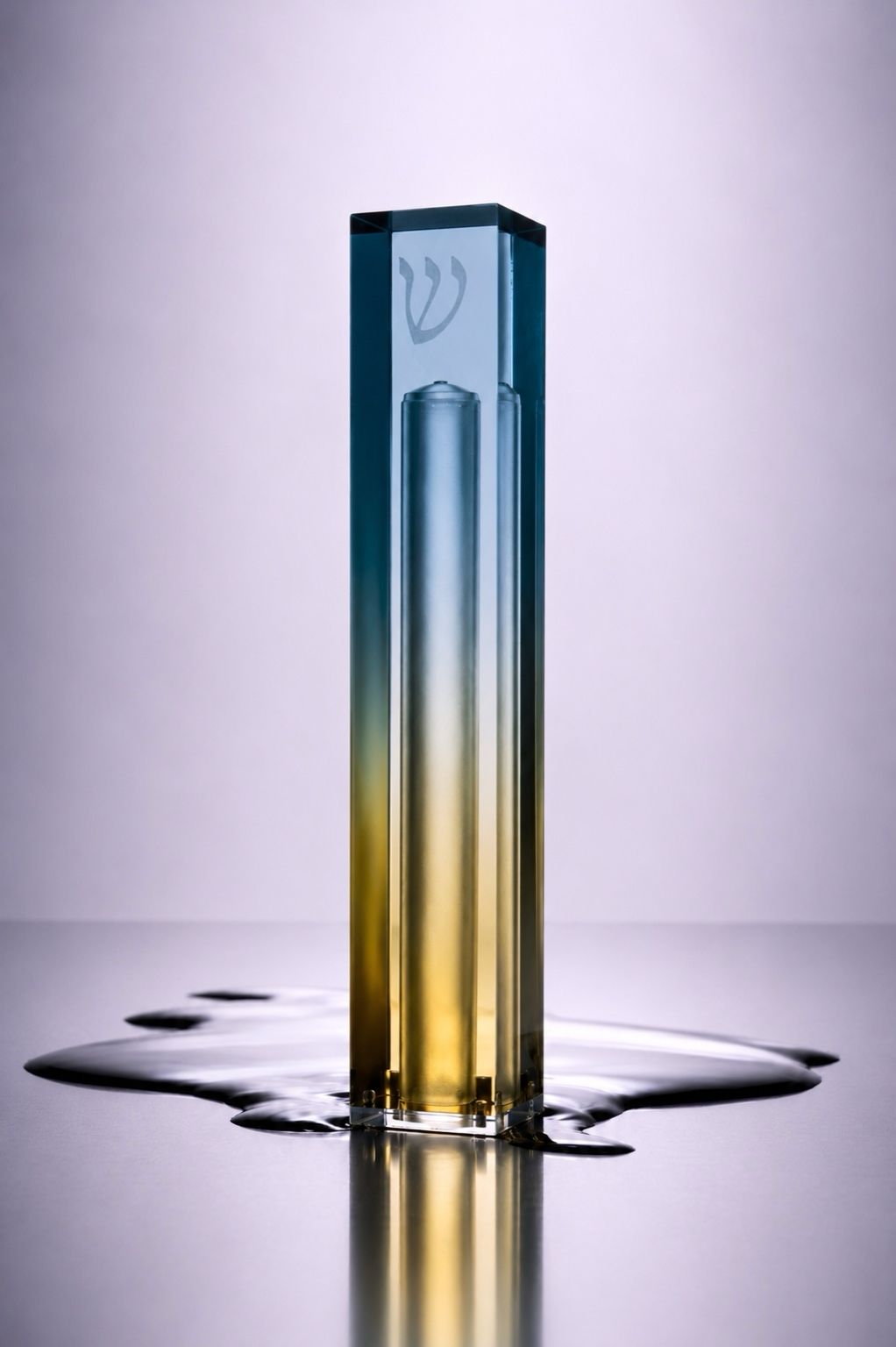 Mézouza Aquamarine